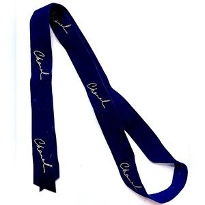 Authentic Chanel Ribbon Navy (almost black)
